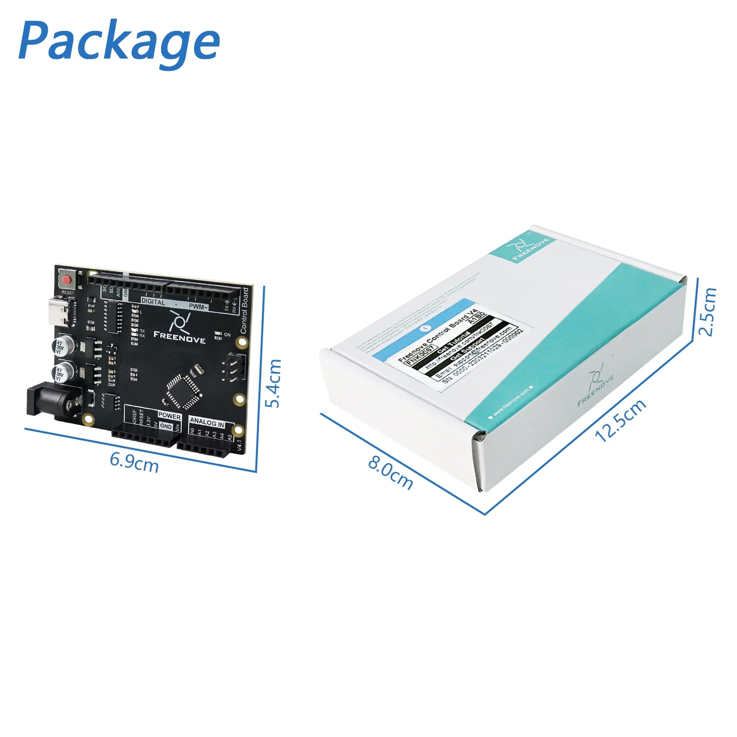 Freenove Control Board V4 (Compatible with Arduino UNO R3) with USB Type-C Interface, Detailed Tutorial, Example Projects and Code - Image 6