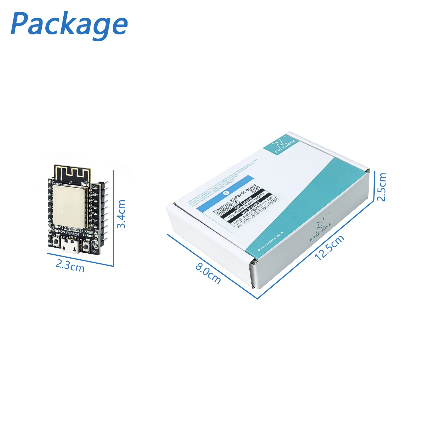 Freenove ESP8266 Wi-Fi Development Board, 32-bit 160 MHz Mini Microcontroller, Python C Code, Example Projects Tutorial - Image 6