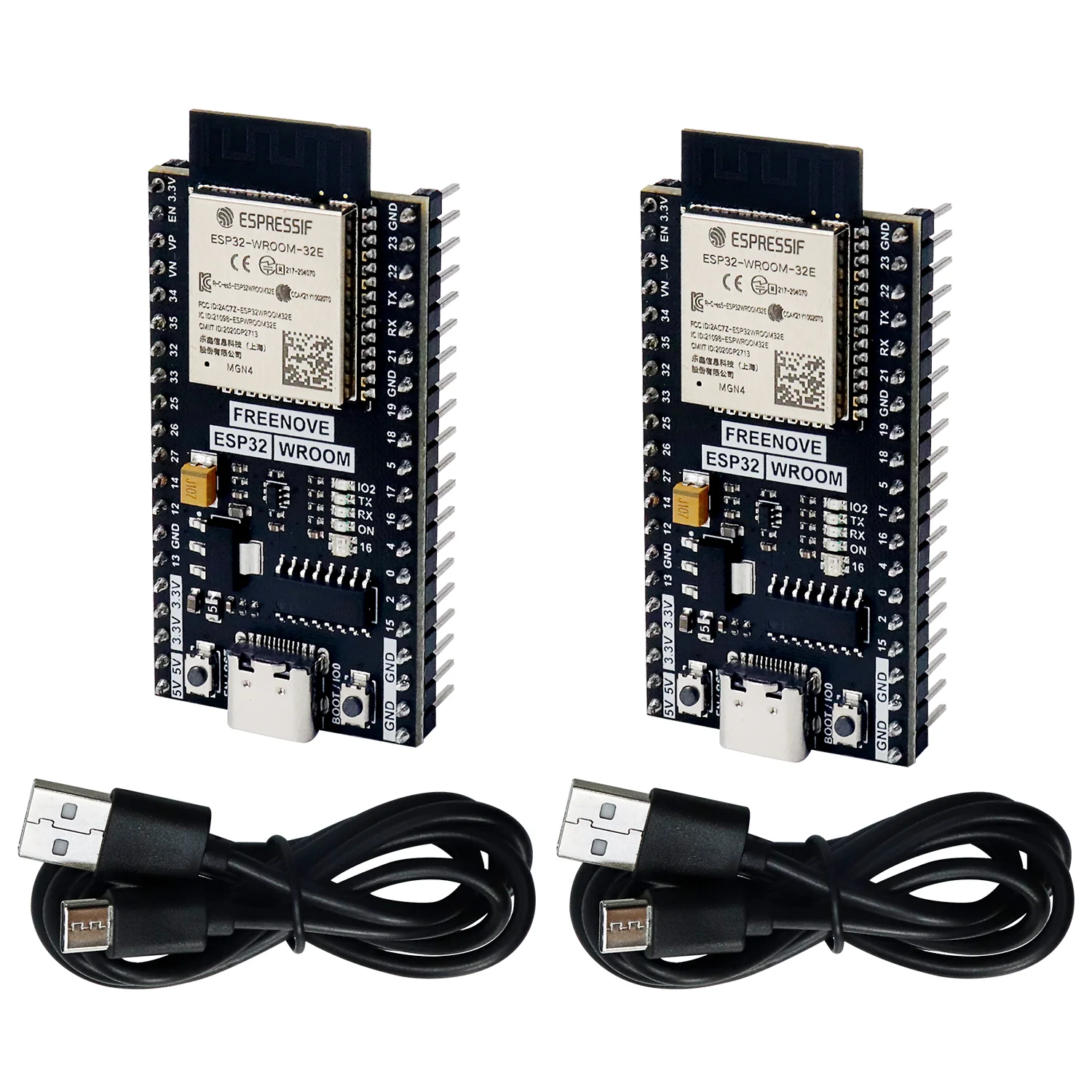 Freenove ESP32 Wi-Fi Bluetooth Board, Dual-core 32-bit 240 MHz Microcontroller, Python C Code, Example Projects Tutorial - Image 7