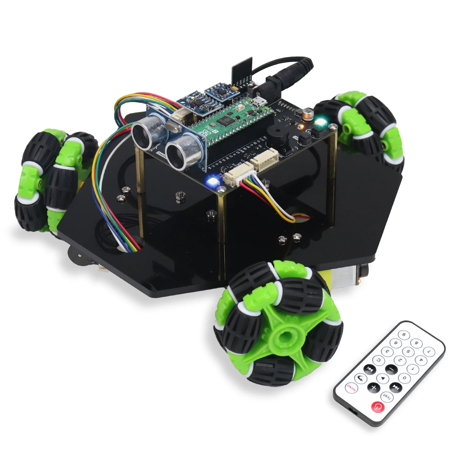 Freenove Omni Wheel Car Kit for Raspberry Pi Pico 1 2 W H WH, 3-wheel and 4-wheel Forms, Accelerometer Module, Compass Module - Image 10