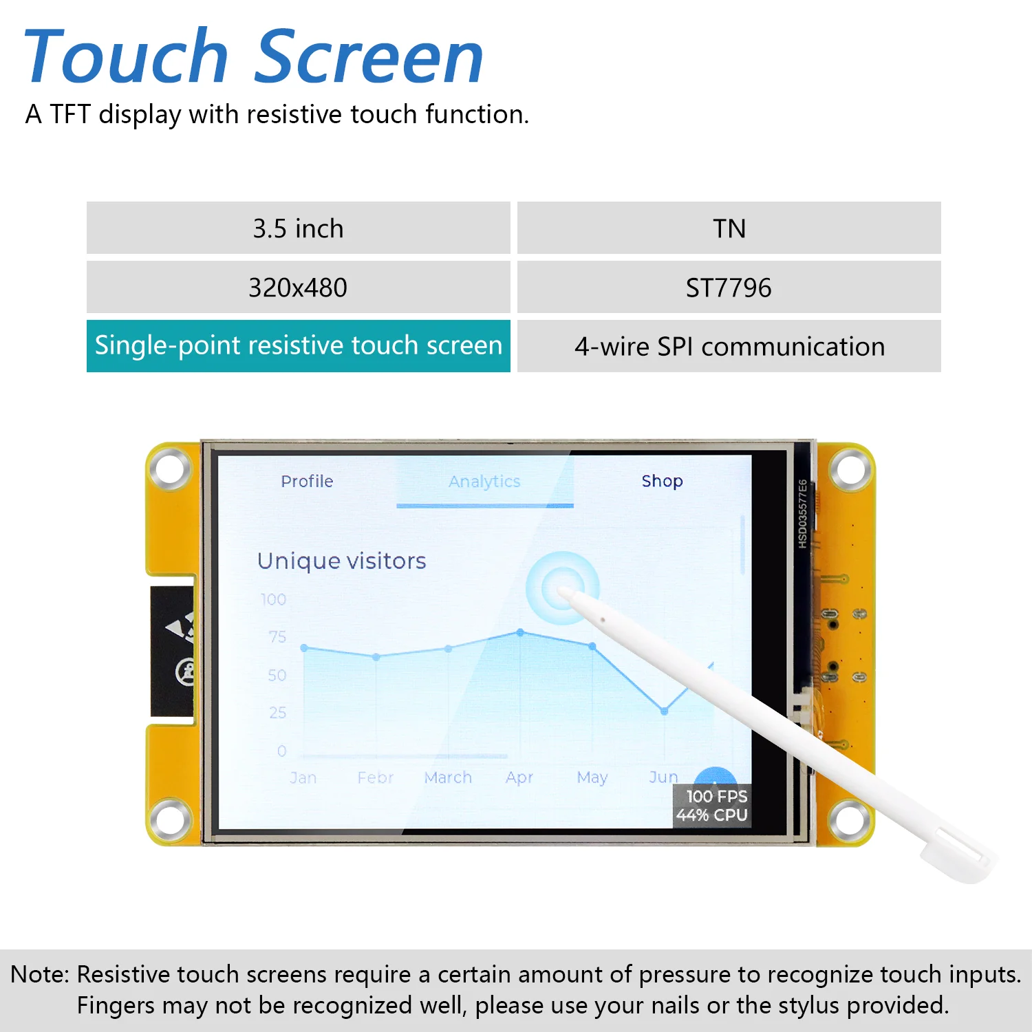 Freenove ESP32 Touch Display CYD WiFi BT, 2.4 2.8 3.2 3.5 4.0 Inch Touchscreen, Dual-core 32-bit 240 MHz, Code LVGL Example Tutorial - Image 10